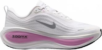 Nike Womens Vomero Plus Neutral Running Shoes In White/metallic Silver