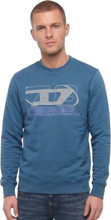 Diesel Blue Crew Neck Sweatshirt