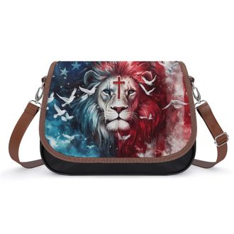 Generic Lion God Peace Flag Fashion Womens Crossbody Bags Novelty Handbag Shoulder Bag Purse