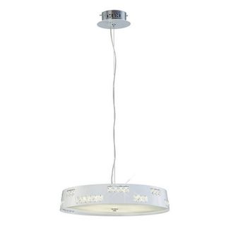 Netlighting Phoenix Pendant 18W LED 4000K WhiteCrystal in White