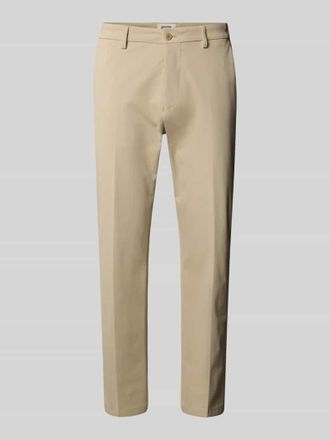 Drykorn Drykorn Regular Fit Stoffhose aus Baumwoll-Mix in Sand, Gr&ouml;&szlig;e 30/32