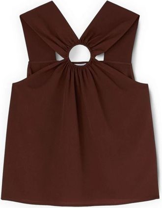 Motivi Sleeveless Tops - Dames - Tops zonder mouwen - Bruin - S - Tops