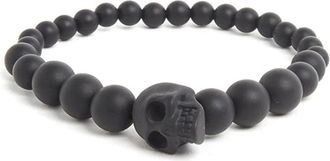 Alexander McQueen Alexander McQueen, Bracelets, male, Black, Size: ONE SIZE Skull Ball Bracelet