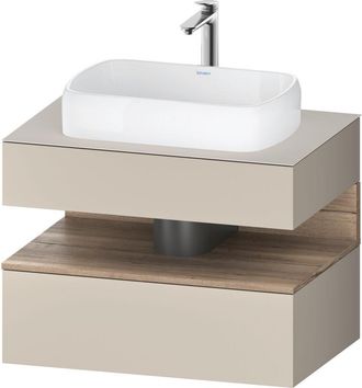 Duravit Duravit Qatego Consola Mueble Bajo Lavabo, 1 Extra&iacute;ble, 1 Caj&oacute;n