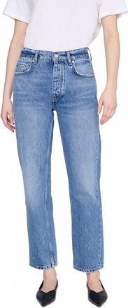 Anine Bing Kate Straight Leg Jean In Tidal Blue