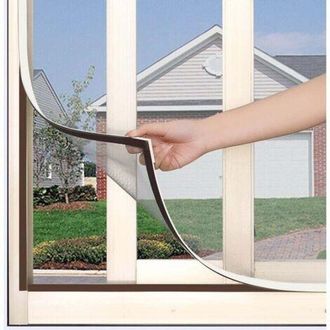 OEM Mosquitera Para Ventana Con Innovador Sistema De Fijaci&oacute;n Magn&eacute;tica. Mosquitera Con Marco Magn&eacute;tico Para Ventanas, Lavable, Blanca, No Requiere Taladr