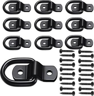 OEM Kit De Ganchos De Anclaje Para Torre De Remolque De Alta Resistencia Para Suv, Rv, Caravana, Furgoneta, Coche, Barco Y Motocicleta (montaje En Superfi