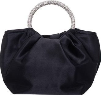 Nina Fancy Top Handle Clutch in Black at Nordstrom