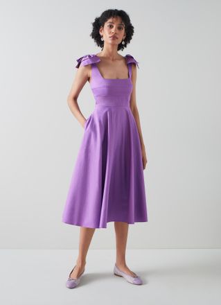 L.k. Bennett Womens Emerald Dresses, Wisteria - Purple - Size 14 UK