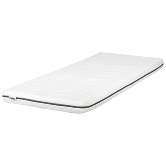 Beliani Beliani - Colch&oacute;n De Espuma Viscoel&aacute;stico Blanco Funda Extra&iacute;ble Con Cremallera 80 X 200 Cm Petite
