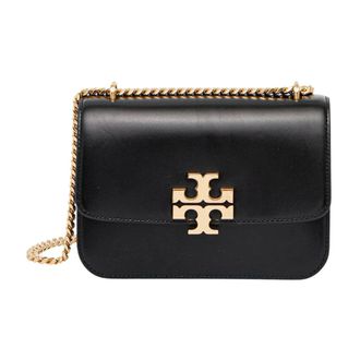 Tory Burch Tassen, Dames, Zwart, ONE Size, Leer, Kleine Crossbody Tas