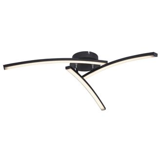 Globo Lighting Plaf&oacute;n - Tansy I - Negro - Metal - &Oslash; 60cm - Led