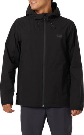 O'Neill TRVLR Hooded Water Repellent Jacket in Black at Nordstrom, Size Xx-Large