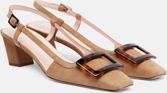 Roger Vivier Pumps slingback Belle Vivier 45 in suede
