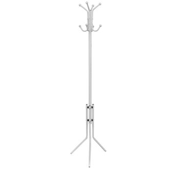 Berkfield Home Metal White Coat Stand