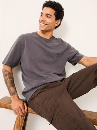 Fat Face FatFace Charcoal Grey Alton Short Sleeve T-Shirt