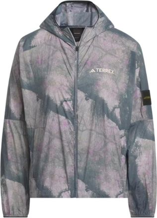 adidas (WMNS) adidas National Geographic Windbreaker Asia Sizing Purple IS9506