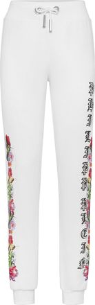Philipp Plein Jogging Trousers Flowers