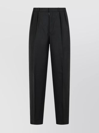 Maison Margiela wool trousers with pockets and pleats