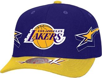 Mitchell & Ness Mens Mitchell & Ness Purple/Gold Los Angeles Lakers AS2K Stars Pro Crown Adjustable Hat at Nordstrom