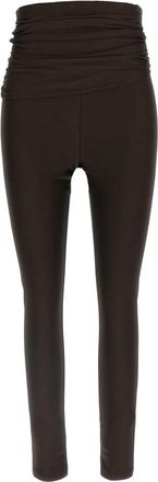 Andamane Vicky Leggings - Dames - Leggings - Bruin - XS - Leer - Broeken