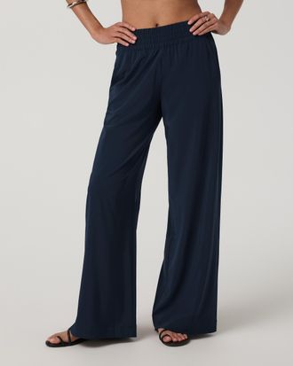 Vuori Clothing Villa Wideleg Pants - Long | Ink | XS, Size Extra Small