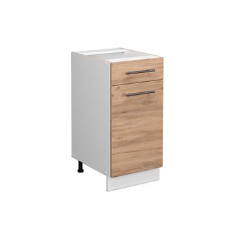 Vicco Mueble Bajo De Cocina Fame-line, Roble Dorado, 40 Cm Sin Encimera, Vicco