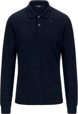 K-Way Heren, Tops, Blauw, Maat: XL Katoen