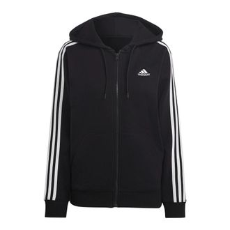 adidas Zip-throughs - Dames - Sportshirts - Zwart - S - Katoen - Fitness