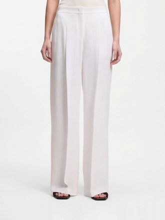 HUGO BOSS Pantaloni palazzo in misto lino