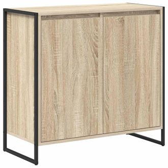 vidaXL Armario Auxiliar Sonoma 79 X 36 X 75 Cm Madera Contrachapada Vidaxl
