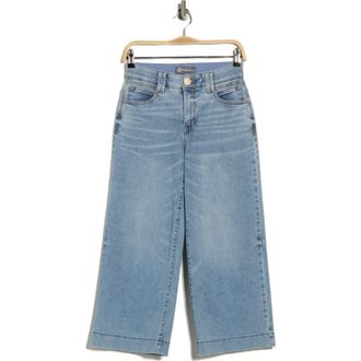 Democracy Wide Leg Cropped Jeans in Light Blue at Nordstrom Rack, Size 16