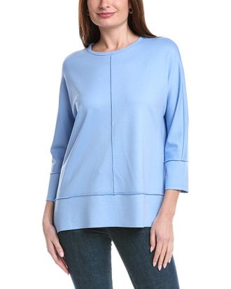 Jones New York 3/4-Dolman Sleeve Seamed Top