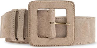 Fabiana Filippi Su&egrave;de Riem - Dames - Riemen - Beige - M - Su&egrave;de - Accessoires