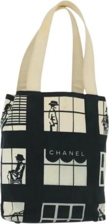 Chanel Pre-owned Tote Bags, female, Black, Size: ONE SIZE Pre-owned Vintage Tote Bag