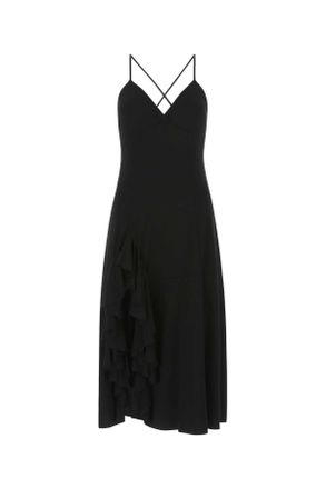 Loewe Black Stretch Viscose Dress