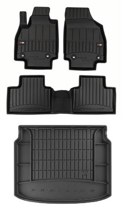 OEM Juego 3d De Alfombrillas De Goma Y Alfombrilla Para Maletero Mg Zs 2 Hybrid + Desde 2024