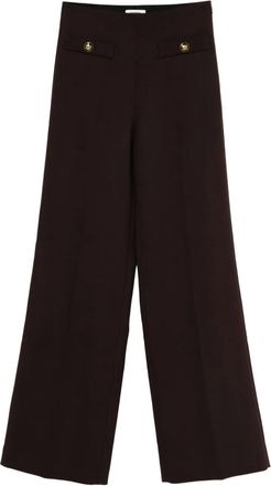 Sandro Pantaloni a vita alta - Marrone