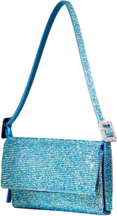 Benedetta Bruzziches Vittissima la petite - Dames - Schoudertassen - Blauw - ONE Size - Satijn - Tassen