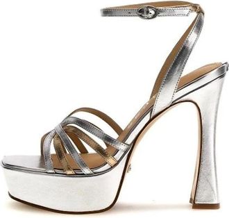 Guess Dames, Schoenen, Grijs, Maat: 40 EU Satijn