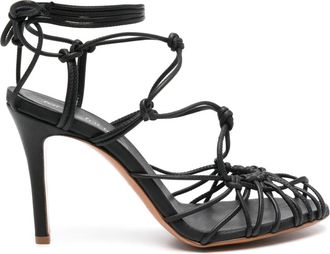 Forte_Forte Sandali stringati 95mm - Nero