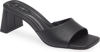 Open Edit Jaydin Slide Sandal in Black at Nordstrom, Size 5.5