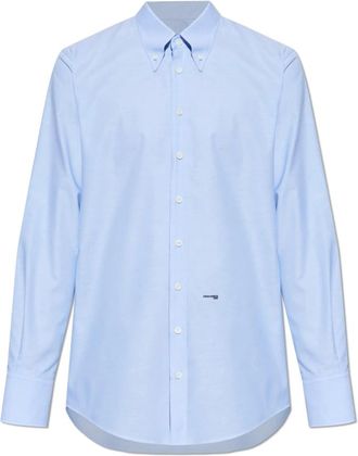Dsquared2 Heren, Overhemden, Blauw, Maat: S Katoen