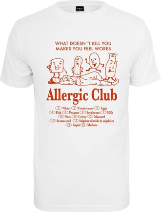 Mister Tee Mens Allergic Club Tee T-Shirt, White, XL