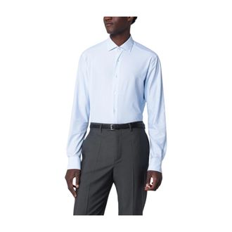 Xacus Active Shirt - Heren - Zakelijke Overhemden - Blauw - 4XL - Overhemden