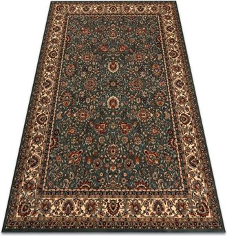 RugsX Rugsx - Wool carpet kashqai 4362 410 ornament green / beige green 200x300 cm