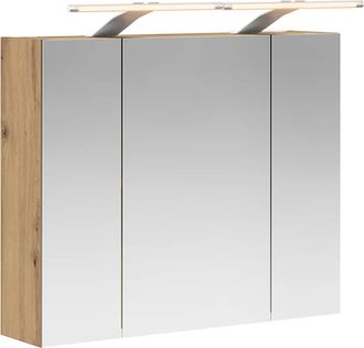 vidaXL Armario Con Espejo De Ba&ntilde;o Roble Artisan 60 X 14,5 X 50 Cm Vidaxl