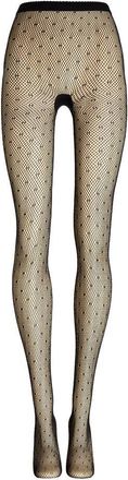 Wolford Dotted Net Tights