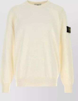Stone Island ribbed cotton crewneck sweater