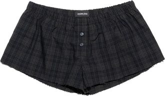 Mainless Shorts a quadri - Blu